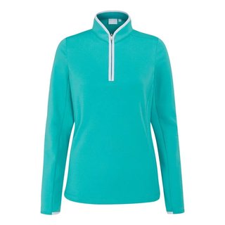 PING Abigale Fleece sudadera de mujer, azul aqua brillante