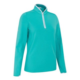 PING Abigale Fleece sudadera de mujer, azul aqua brillante