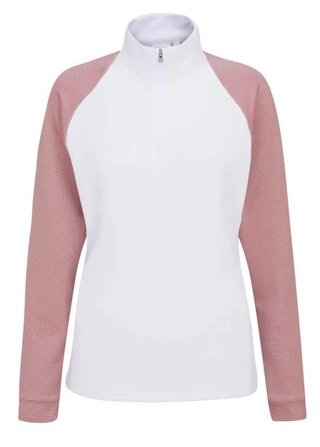 PING Tembi sudadera de mujer, blanco/sweet pea