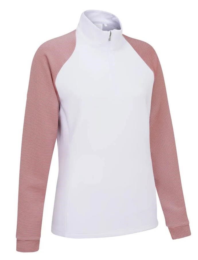 PING Tembi sudadera de mujer, blanco/sweet pea