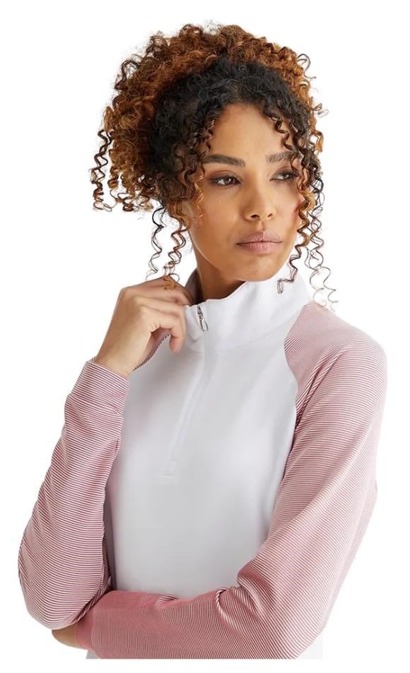 PING Tembi sudadera de mujer, blanco/sweet pea