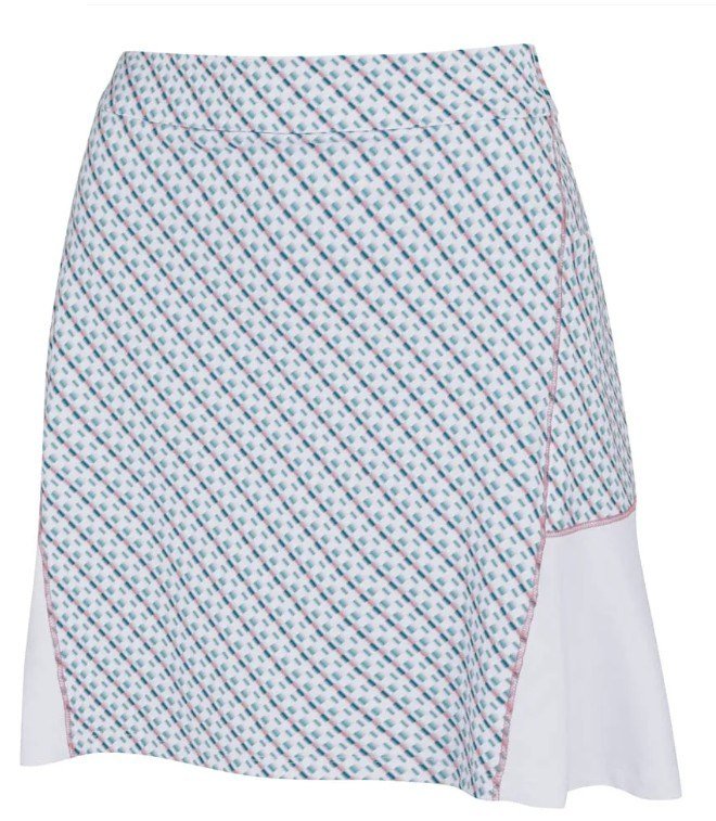 PING Odetta skort de mujer, blanco/neoteric