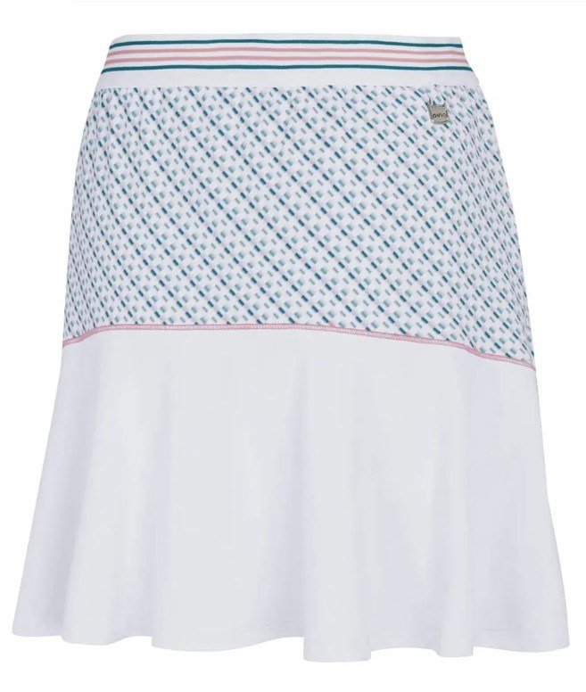 PING Odetta skort de mujer, blanco/neoteric