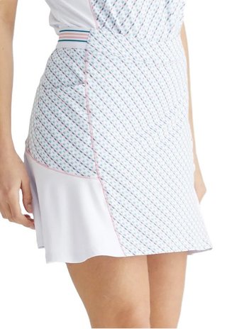 PING Odetta skort de mujer, blanco/neoteric