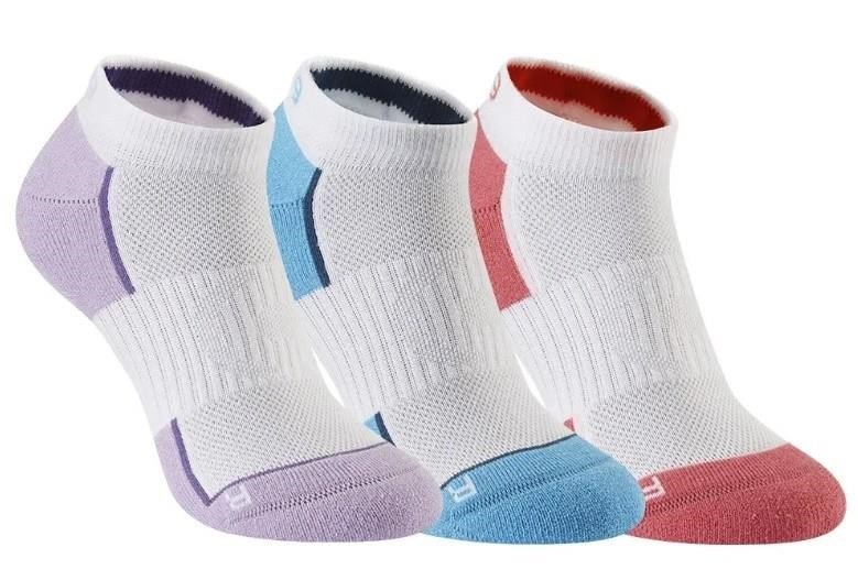 PING SensorCool calcetines de golf para mujer (3 pares), multicolor, EU 35-41 (UK 3-7)