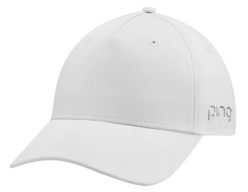 PING Cresting cap de mujer, blanca, talla única