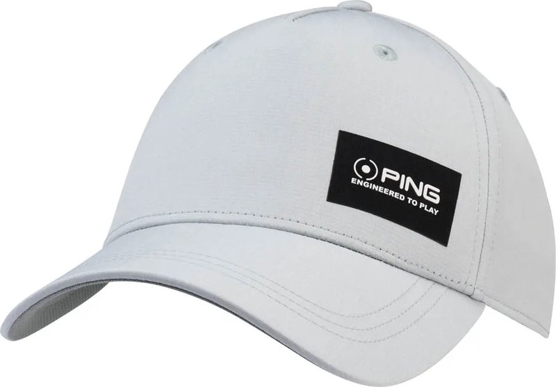PING Koa gorra de béisbol para hombre, gris perla jaspeado