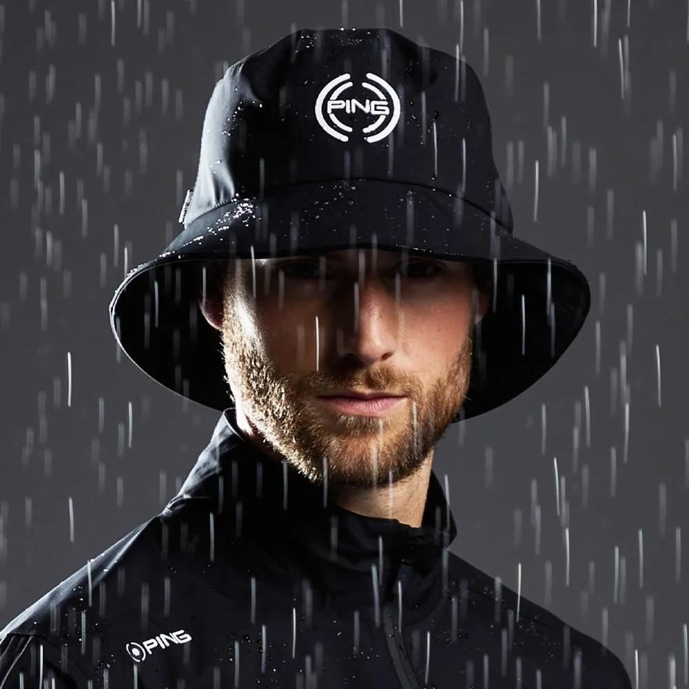 PING SensorDry waterproof sombrero bucket de hombre, negro