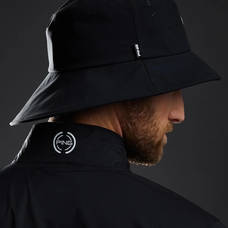 PING SensorDry waterproof sombrero bucket de hombre, negro