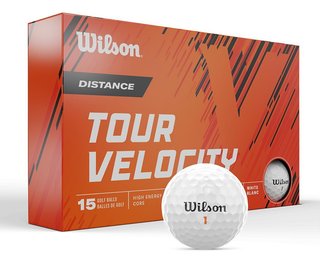 Wilson Tour Velocity Distance pelotas de golf 2025 (15 pelotas)
