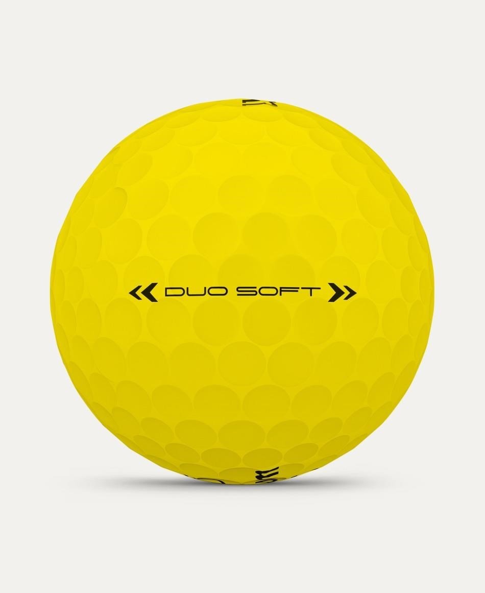 Wilson Duo Soft pelotas de golf, amarillas