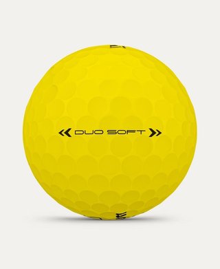 Wilson Duo Soft pelotas de golf, amarillas