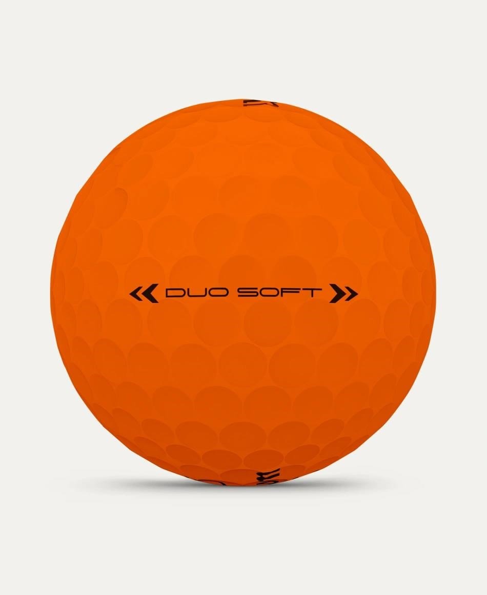 Wilson Duo Soft pelotas de golf, naranja