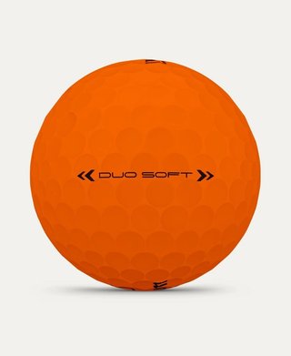 Wilson Duo Soft pelotas de golf, naranja