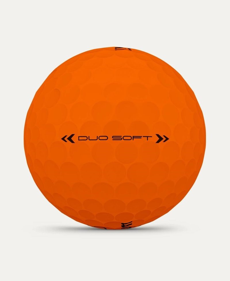 Wilson Duo Soft pelotas de golf, naranja