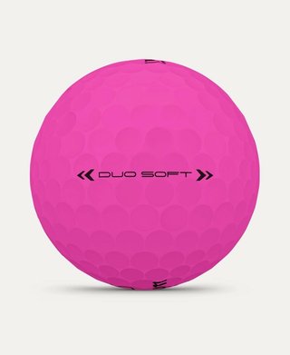 Wilson Duo Soft pelotas de golf, rosas