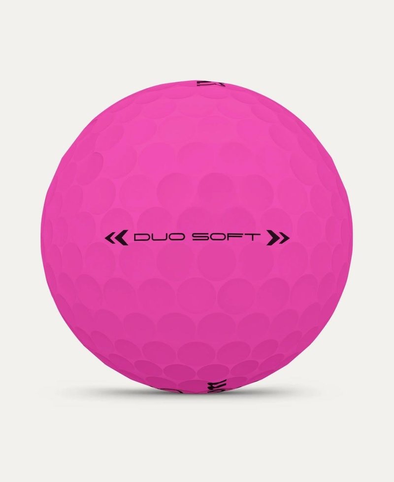 Wilson Duo Soft pelotas de golf, rosas
