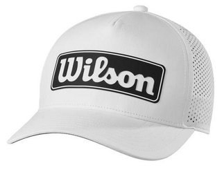 Wilson Performance gorra de hombre, blanca