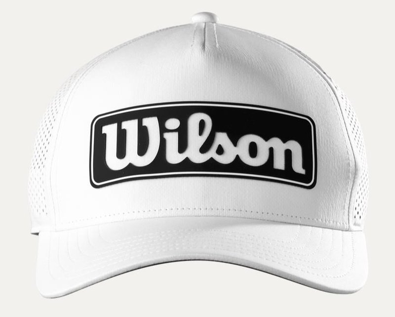 Wilson Performance gorra de hombre, blanca