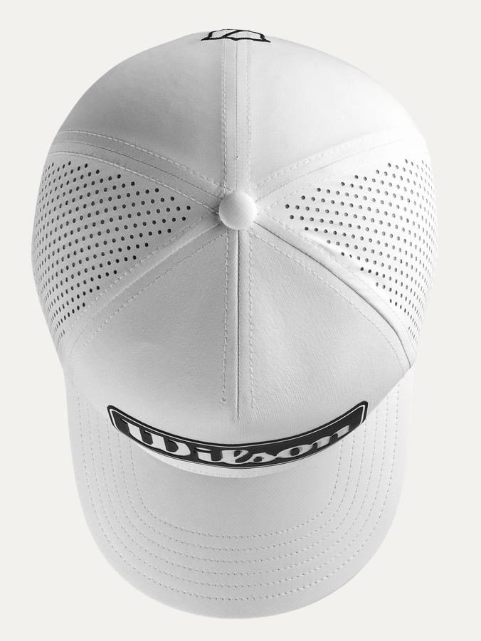 Wilson Performance gorra de hombre, blanca
