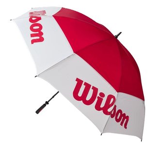 Wilson Tour paraguas 68", blanco/rojo