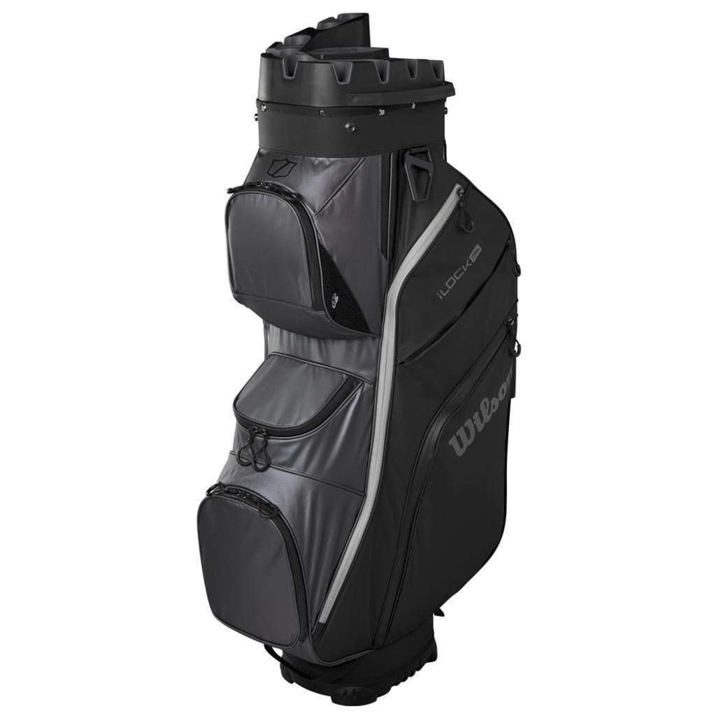 Wilson I-Lock Dry cart bag, negro/gris