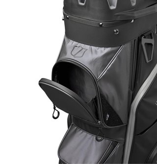 Wilson I-Lock Dry cart bag, negro/gris