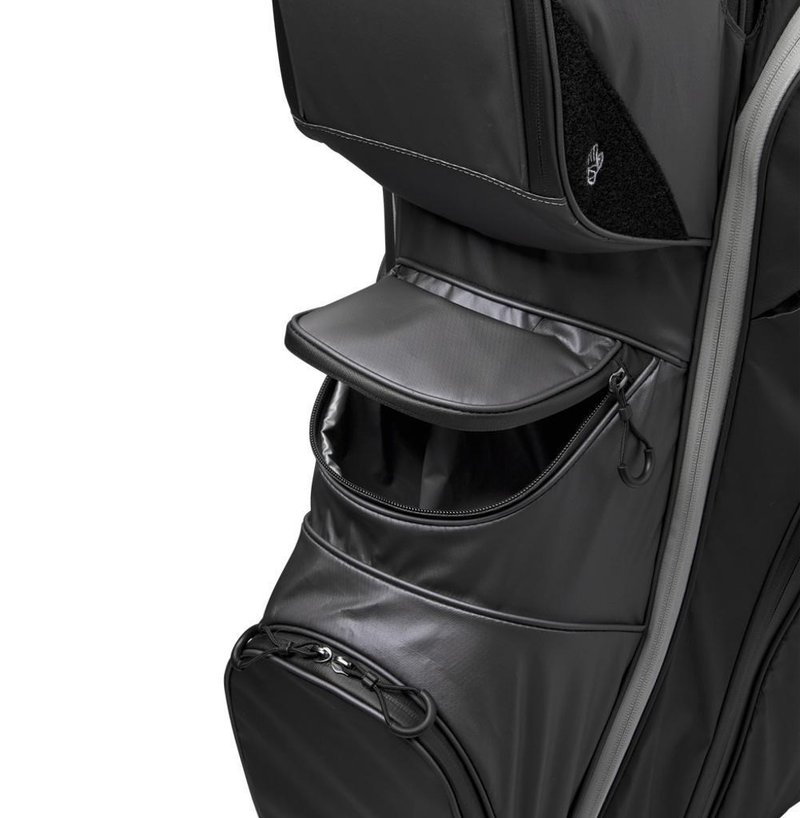 Wilson I-Lock Dry cart bag, negro/gris