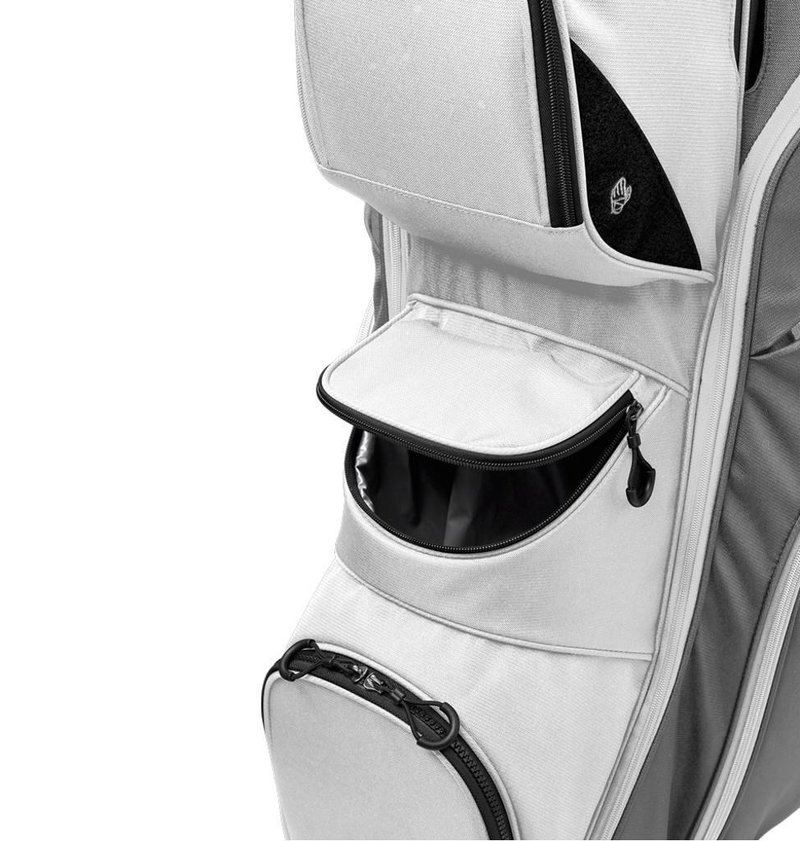 Wilson I Lock cart bag, gris/blanco/negro