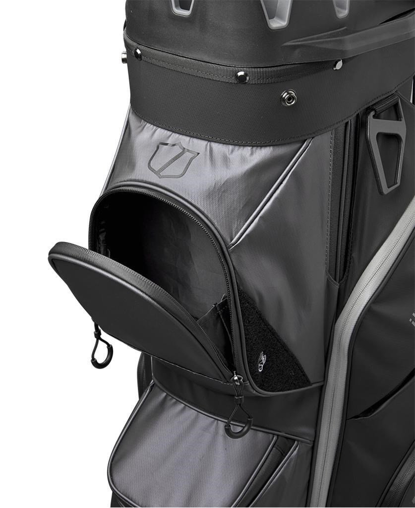 Wilson I Lock cart bag, negro/gris