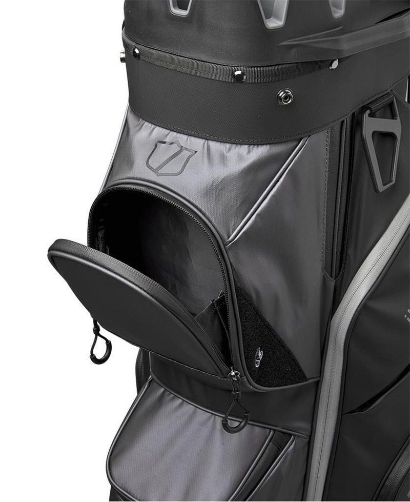 Wilson I Lock cart bag, negro/gris