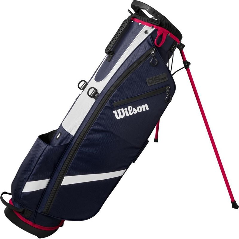 Wilson QS Quiver Carry stand bag, azul marino/blanco/rojo