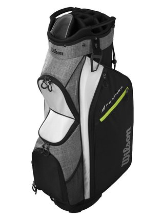 Wilson Feather cart bag, negro/gris/blanco