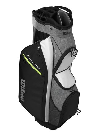 Wilson Feather cart bag, negro/gris/blanco