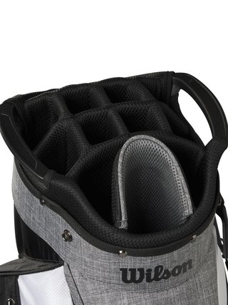 Wilson Feather cart bag, negro/gris/blanco