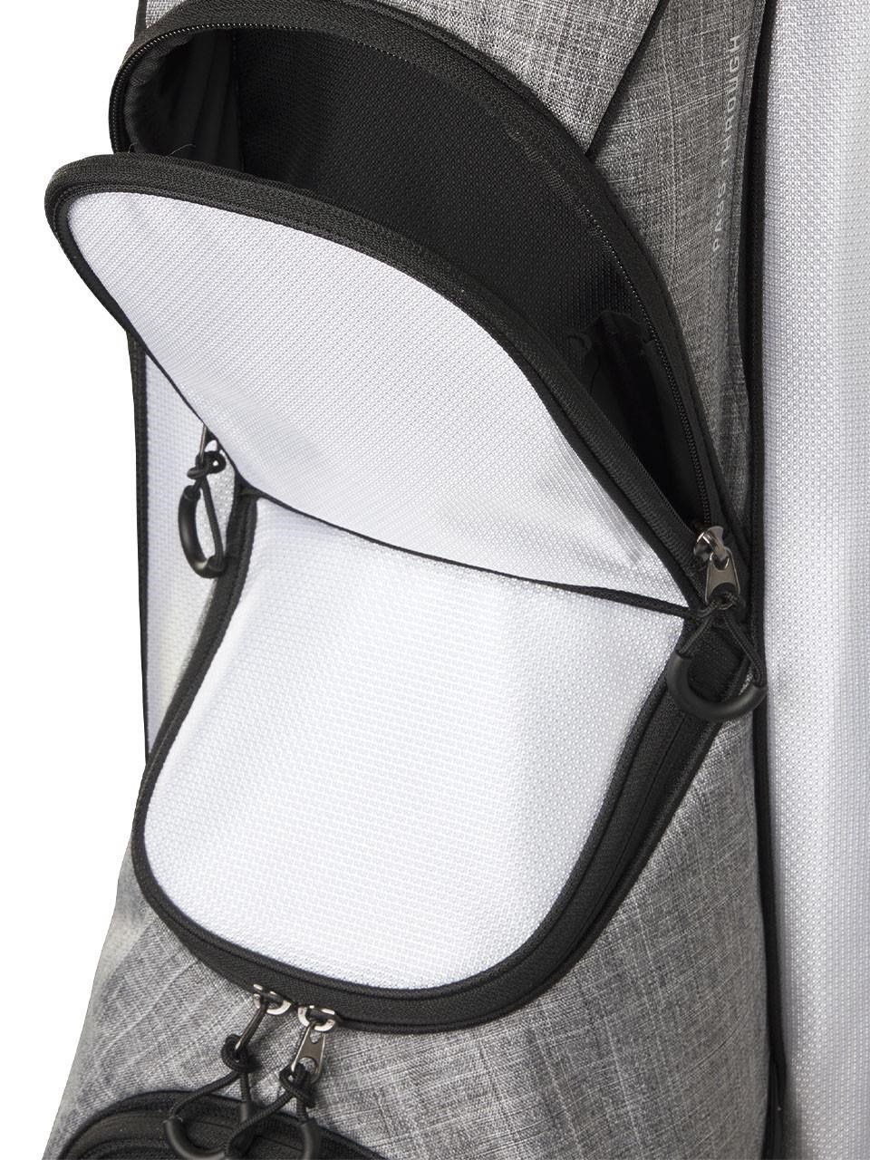 Wilson Feather cart bag, negro/gris/blanco