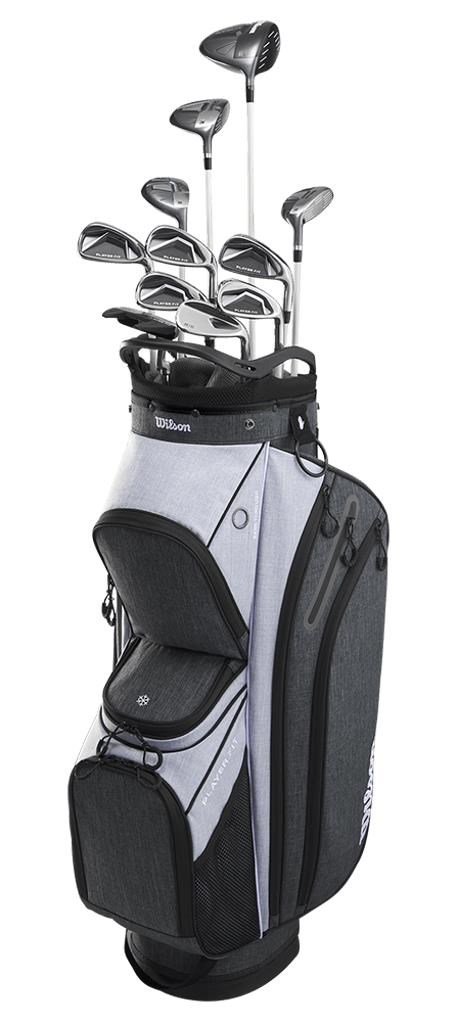 Wilson Player Fit Premium golfový set de mujer, grafito + cart bag