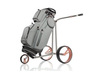 JuCad Phantom Titan Rose 2.0 carrito eléctrico + bolsa de transporte, titanio