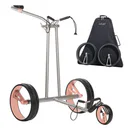JuCad Phantom Titan Rose 2.0 carrito eléctrico + bolsa de transporte, titanio