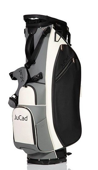 JuCad 2in1 FIirst Class stand bag, negro/gris/blanco