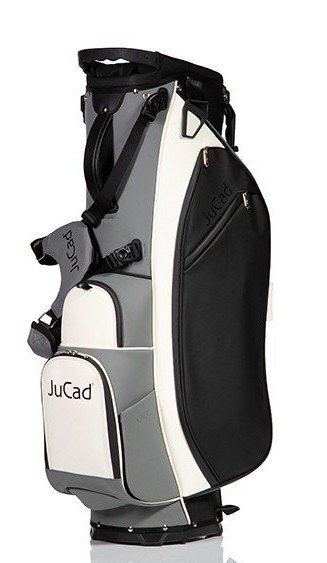 JuCad 2in1 FIirst Class stand bag, negro/gris/blanco