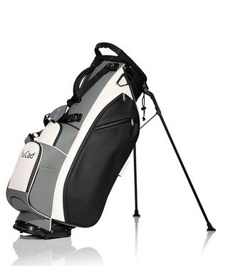 JuCad 2in1 FIirst Class stand bag, negro/gris/blanco