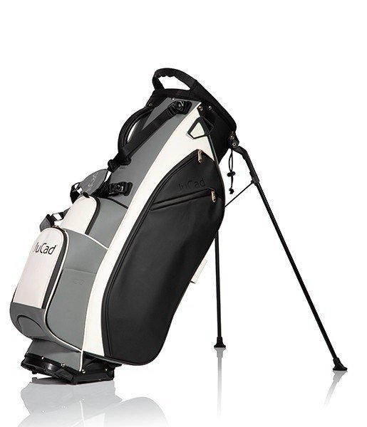 JuCad 2in1 FIirst Class stand bag, negro/gris/blanco