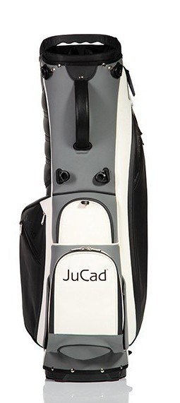 JuCad 2in1 FIirst Class stand bag, negro/gris/blanco