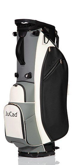 JuCad 2in1 FIirst Class stand bag, negro/gris/blanco