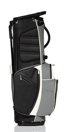 JuCad 2in1 FIirst Class stand bag, negro/gris/blanco