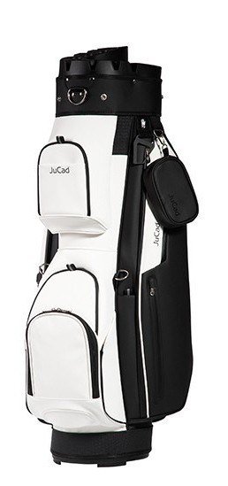 JuCad First Class Revolution cart bag, negro/blanco