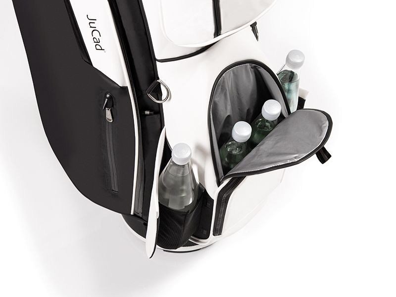 JuCad First Class Revolution cart bag, negro/blanco