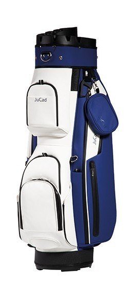 JuCad First Class Revolution cart bag, azul real/blanco
