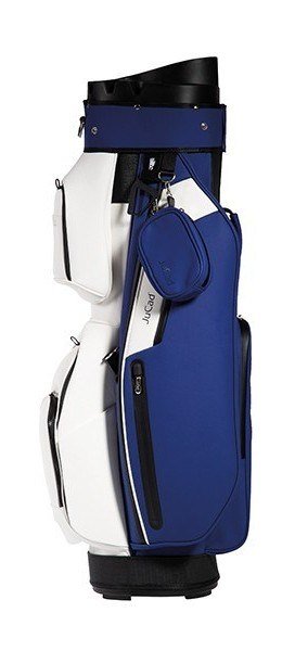 JuCad First Class Revolution cart bag, azul real/blanco